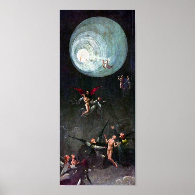 Poster Hieronymus Bosch-Le vol vers le ciel (Devant)