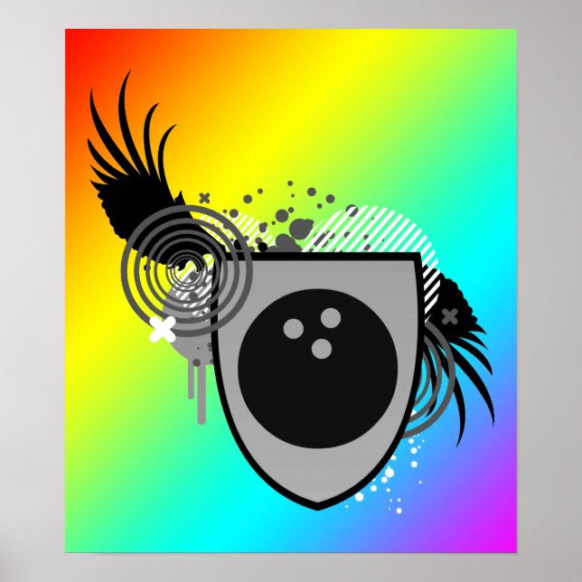 Poster hifi bowling crest (Devant)