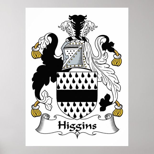 Poster Higgins Family Crest (Devant)