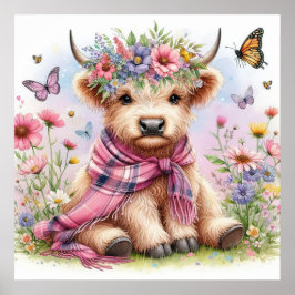 Poster Highland Cow 4