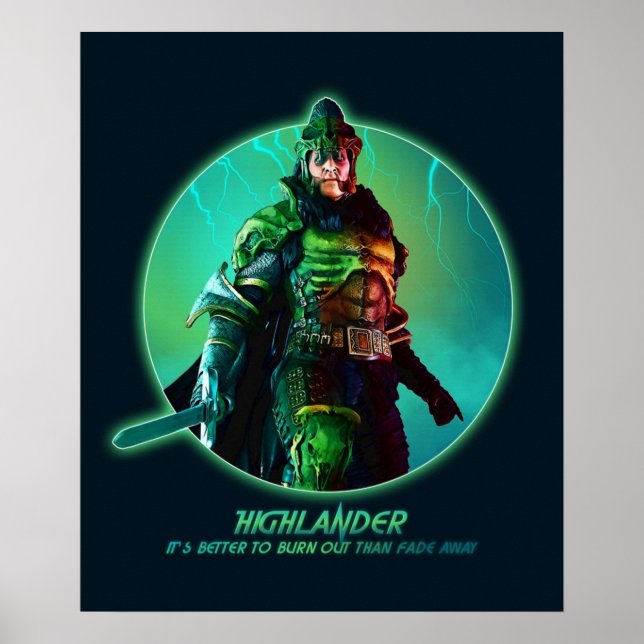 Poster Highlander le Kurgan (Devant)