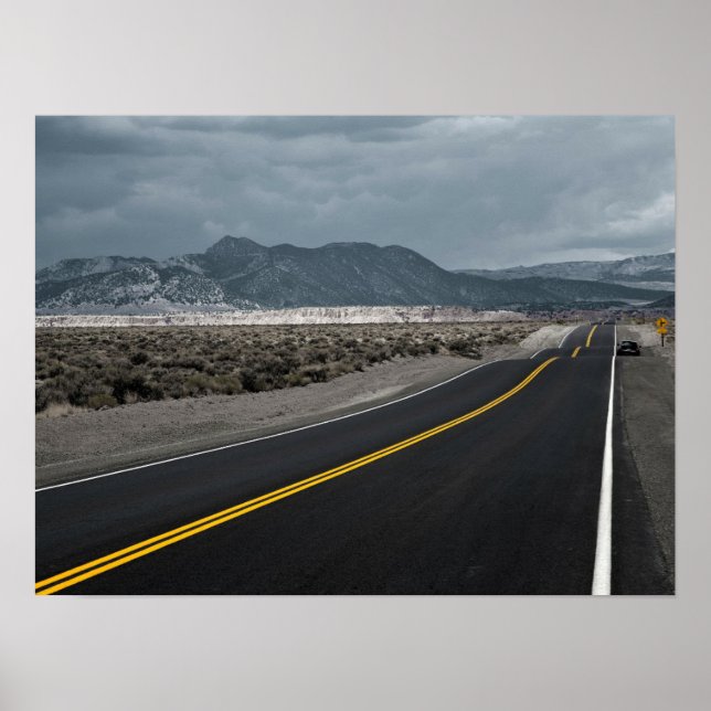 Poster Highway Road - Wave Crest California (Devant)