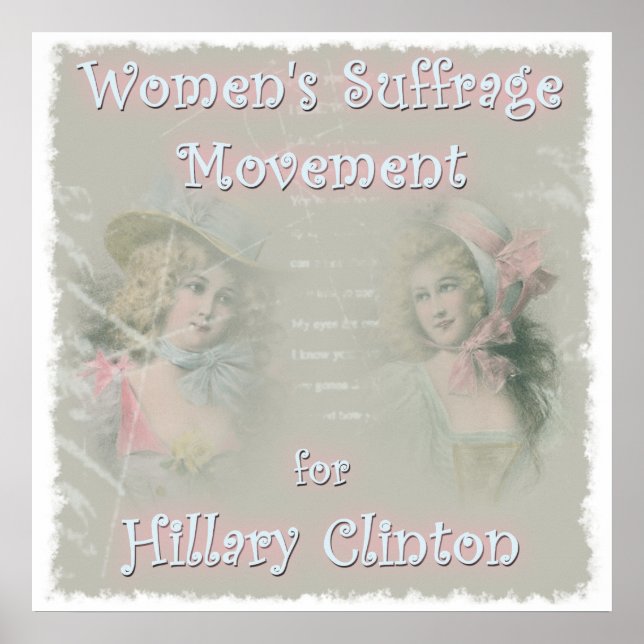 Poster Hillary Clinton pour le président (Devant)