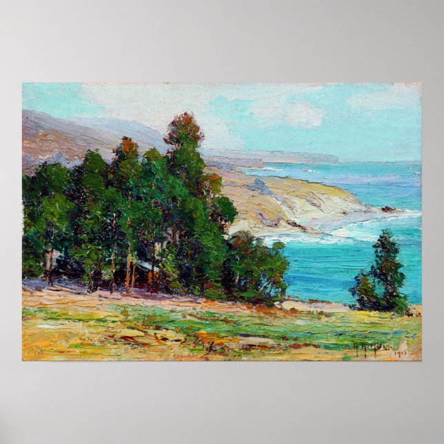 Poster Hills - Laguna Beach 1915 (Devant)