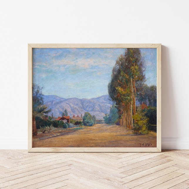 Poster Hills Near Redlands, CA | Theodore Clement Steele (Créateur téléchargé)