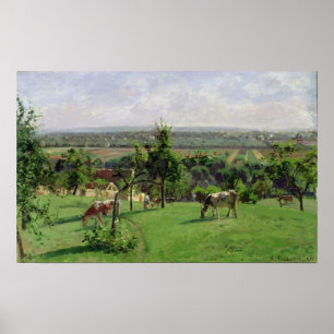 Poster Hillside de Vesinet, Yvelines, 1871