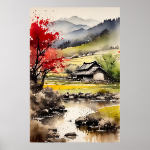 Poster Hillsong Haven, un conte d'aquarelle