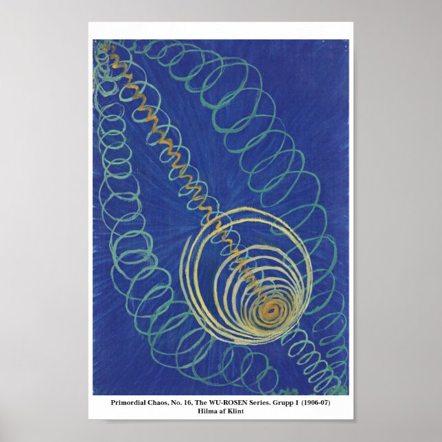 Poster Hilma af Klint art abstrait (Devant)