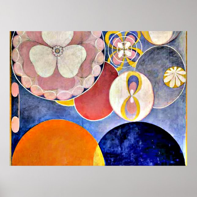 Poster Hilma af Klint - De Tio Storsta, Barnaaltern (Devant)
