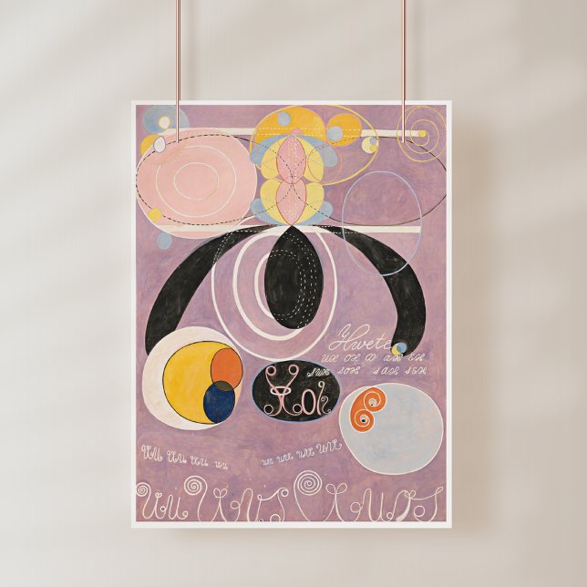 Poster Hilma Af Klint, La Dix Plus Grande No6, Art Abstra (Créateur téléchargé)