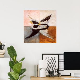 Poster Hilma Af Klint, Le Cygne n°24, Art abstrait