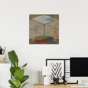 Poster Hilma Af Klint, Le Swan No.23, Art Abstrait