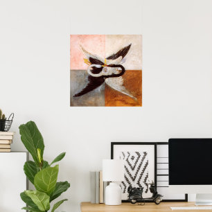 Poster Hilma Af Klint, Le Swan No.24, Art Abstrait
