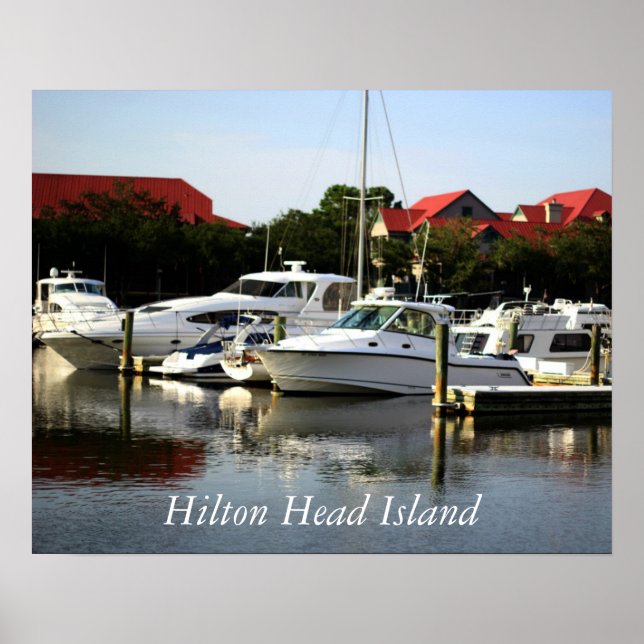 Poster Hilton Head Island Shelter Cove Marina (Devant)