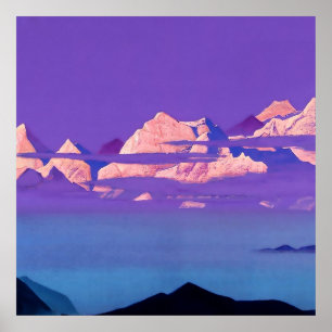 Poster « Himalayas 1933 » de Nicholas Roerich