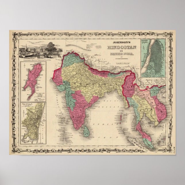 Poster Hindostan Ou Inde Britannique 2 (Devant)