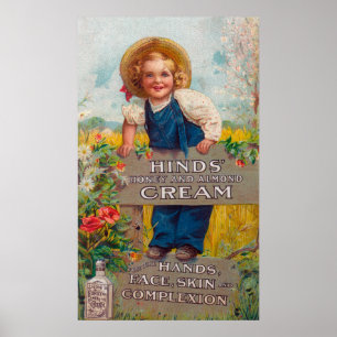 Poster Hinds' Honey and Almond Cream Lotion