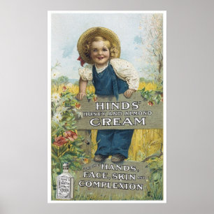 Poster Hinds Miel et crème aux amandes