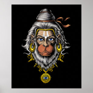 Poster Hindu God Hanuman