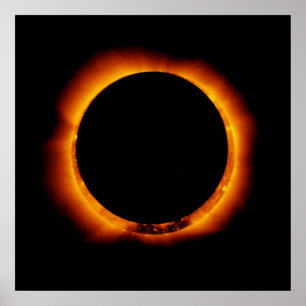 Poster Hinode observe une éclipse solaire annuelle