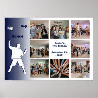Hip-Hop Dance Party 13e anniversaire Photo Collage