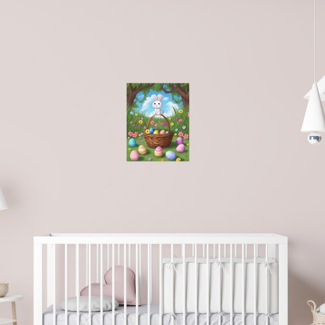 Poster Hippie Hop Bunny (Pépinière 2)