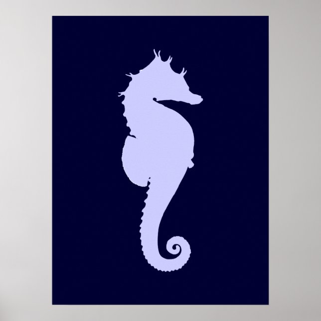 Poster Hippocampe Perwinkle (Devant)
