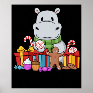 Poster Hippopotamus Venin Kids Hippo