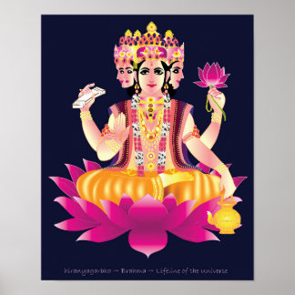 Poster hiranyaGarbha ~ Brahma ~ Lifeline de l'Univers
