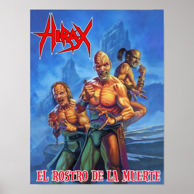 Poster HIRAX_El_Rostro_de_la_Muerte_Affiche (Devant)