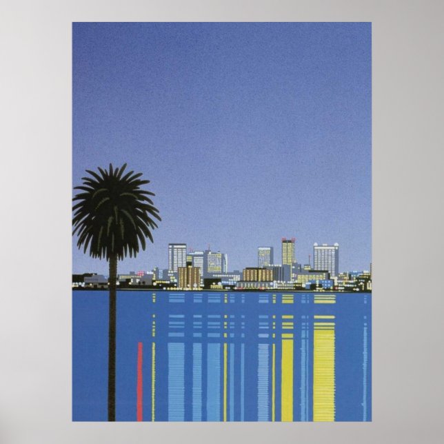 Poster Hiroshi Nagai avion, Hiroshi Nagai art (Devant)