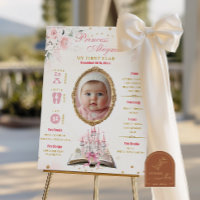 Histoire de conte de fées rose 1er anniversaire ph