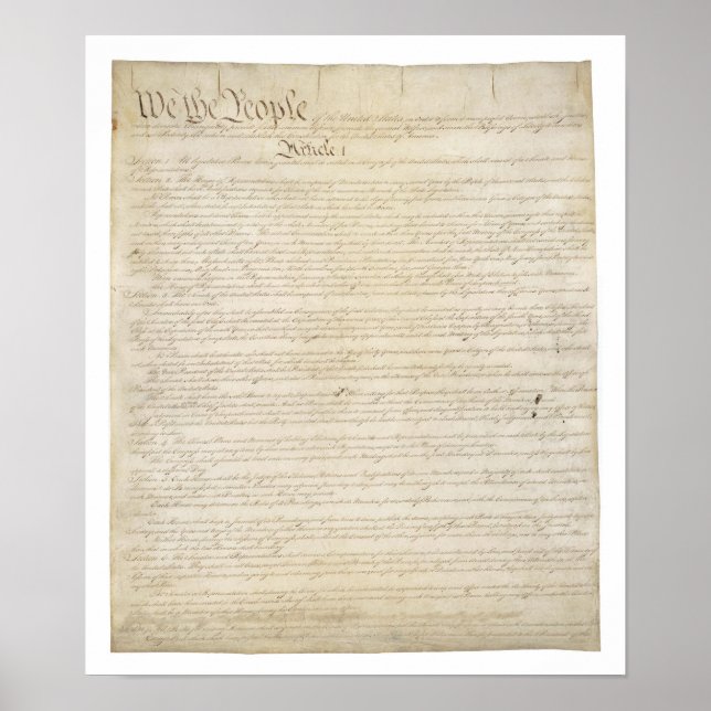 Poster Histoire de la Constitution des États-Unis (Devant)