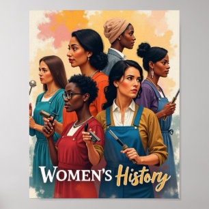 Poster Histoire des femmes