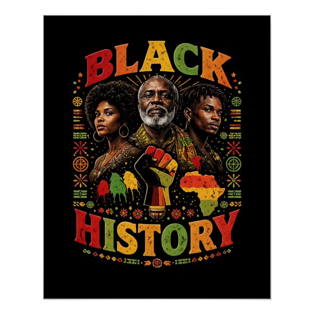 Poster Histoire des Noirs (Devant)
