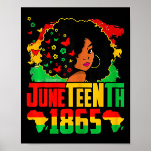 Poster Histoire des Noirs Juneteenth est mon jour de l'in