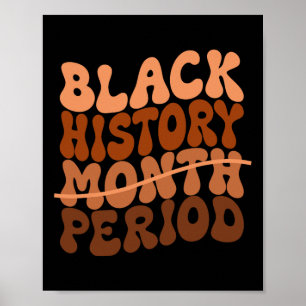 Poster Histoire des Noirs Période Histoire des Noirs Mois