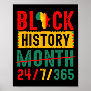 Poster Histoire des Noirs T Chemises Histoire des Noirs M