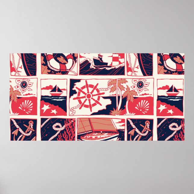Poster Histoire marine (Devant)