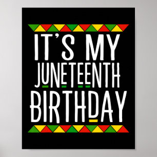 Poster Histoire noire C'est mon 19e anniversaire