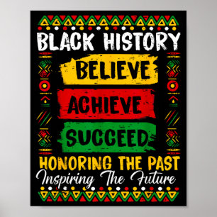 Poster Histoire noire Croire Réussir Honorer le passé Ins