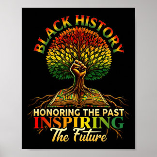 Poster Histoire noire Honorer le passé Inspirer l'avenir