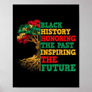 Poster Histoire noire Honorer le passé Inspirer le futur