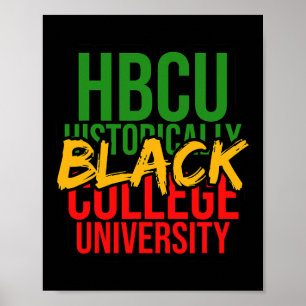 Poster Histoire Noire Influent Hbcu Dream Comme Martin I