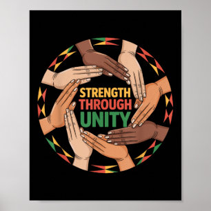 Poster Histoire noire La force de la fierté afro-américai