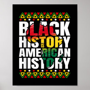 Poster Histoire noire Mois Patrimoine Culture Afro-Améric