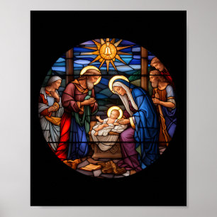 Poster Histoire vraie Noël Nativité Jésus-Christ hommes c