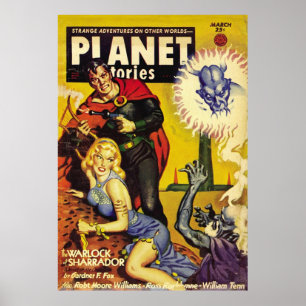 Poster Histoires de la planète démoniste de Sharrador Vin