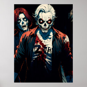 Poster Histoires du royaume zombie