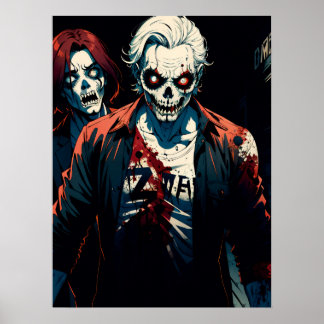 Poster Histoires du royaume zombie